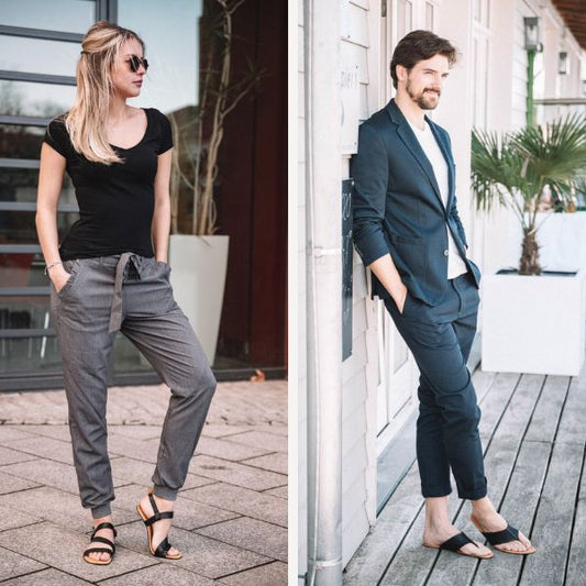 Barfuß Sandalen für Damen und Herren 2025