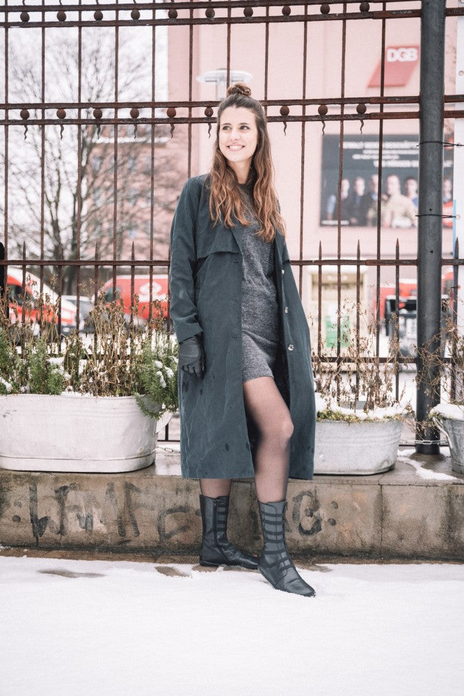 Attraqt stretch nappa noir