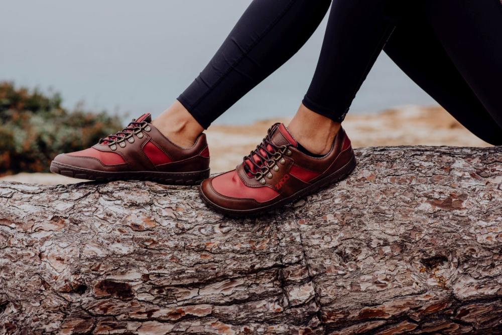 Hiqe lage vegan camel rood waterdicht