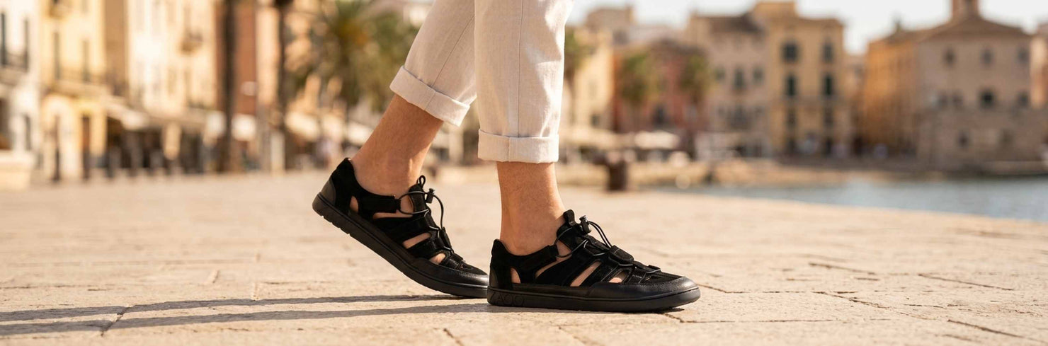 ZAQQ Barfußsandalen für Herren