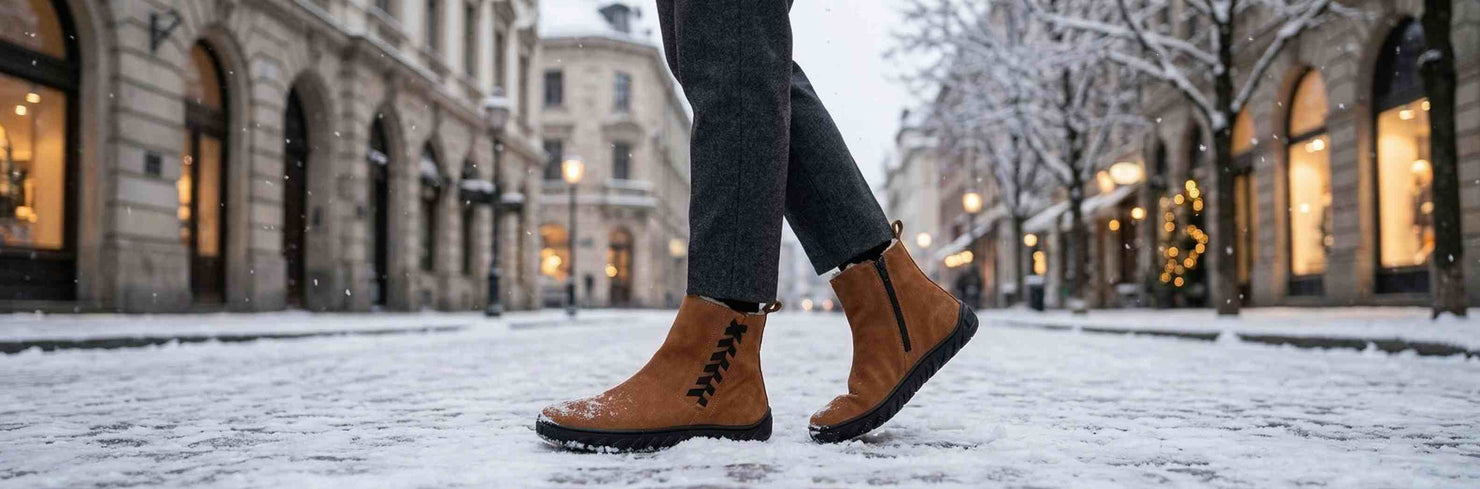 ZAQQ Winter Barfußschuhe für Damen