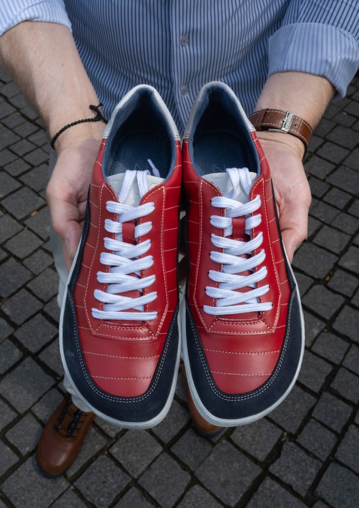Qampion Navy Red